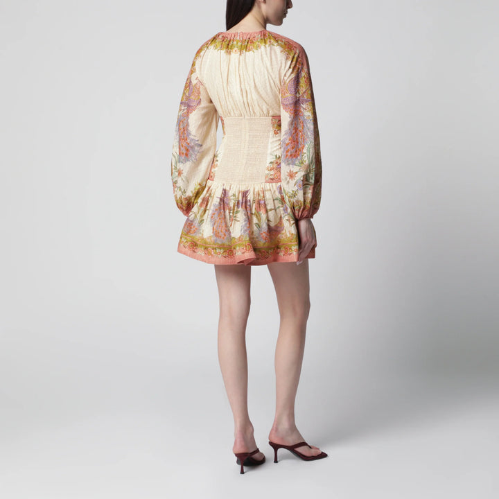 ZIMMERMANN - Indra mini dress with floral motif