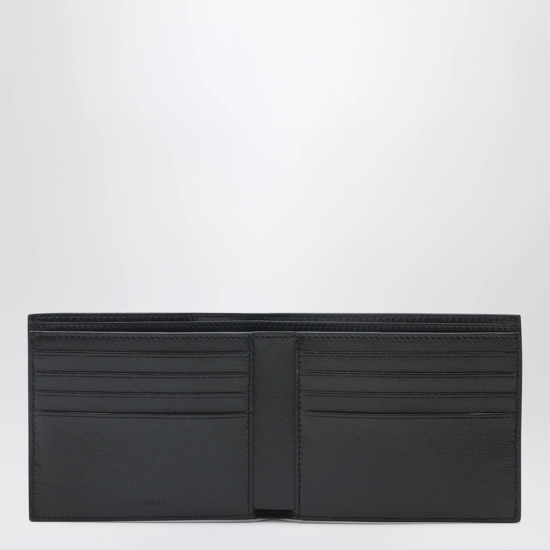 Balenciaga - Black horizontal wallet with logo