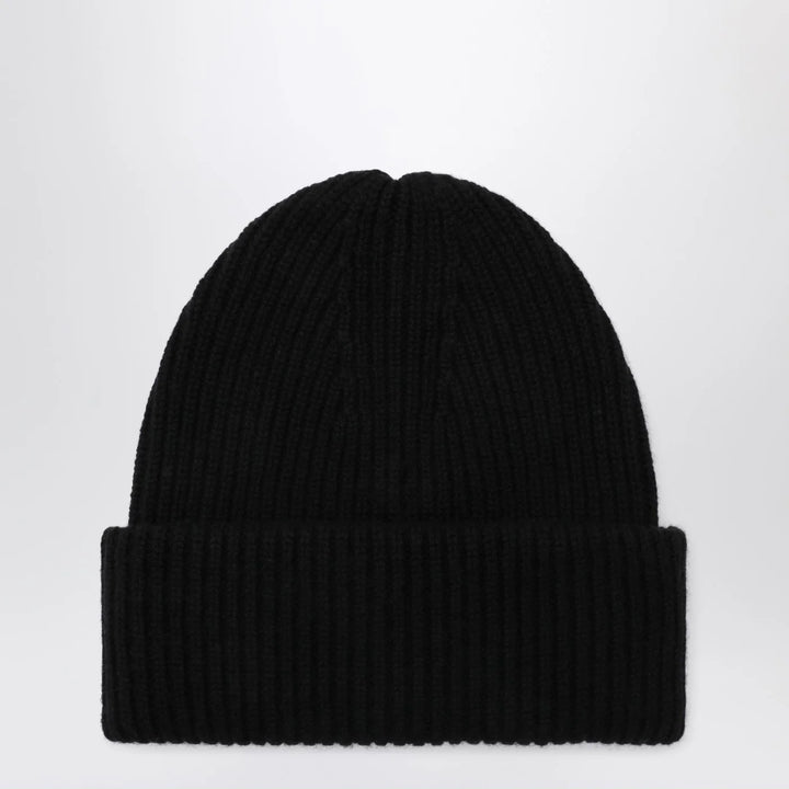 ALMADA LABEL - Black wool and cashmere beanie