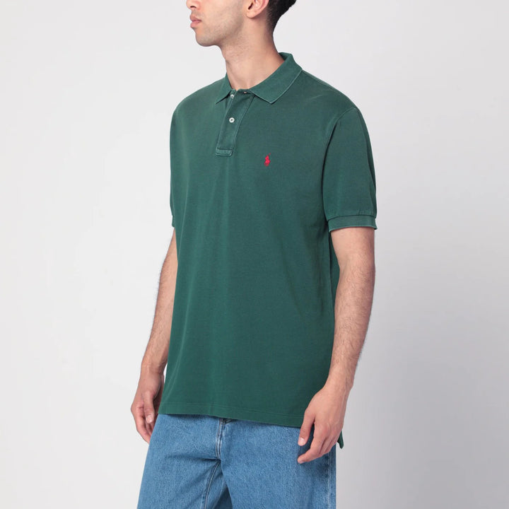 Polo Ralph Lauren - Washed forest green cotton polo