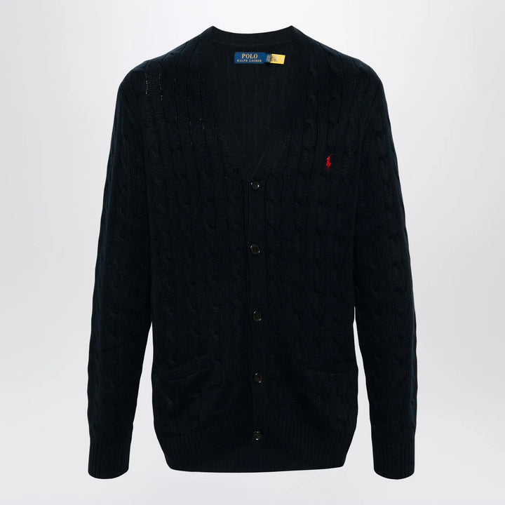 Polo Ralph Lauren - Navy blue cable-knit cotton cardigan