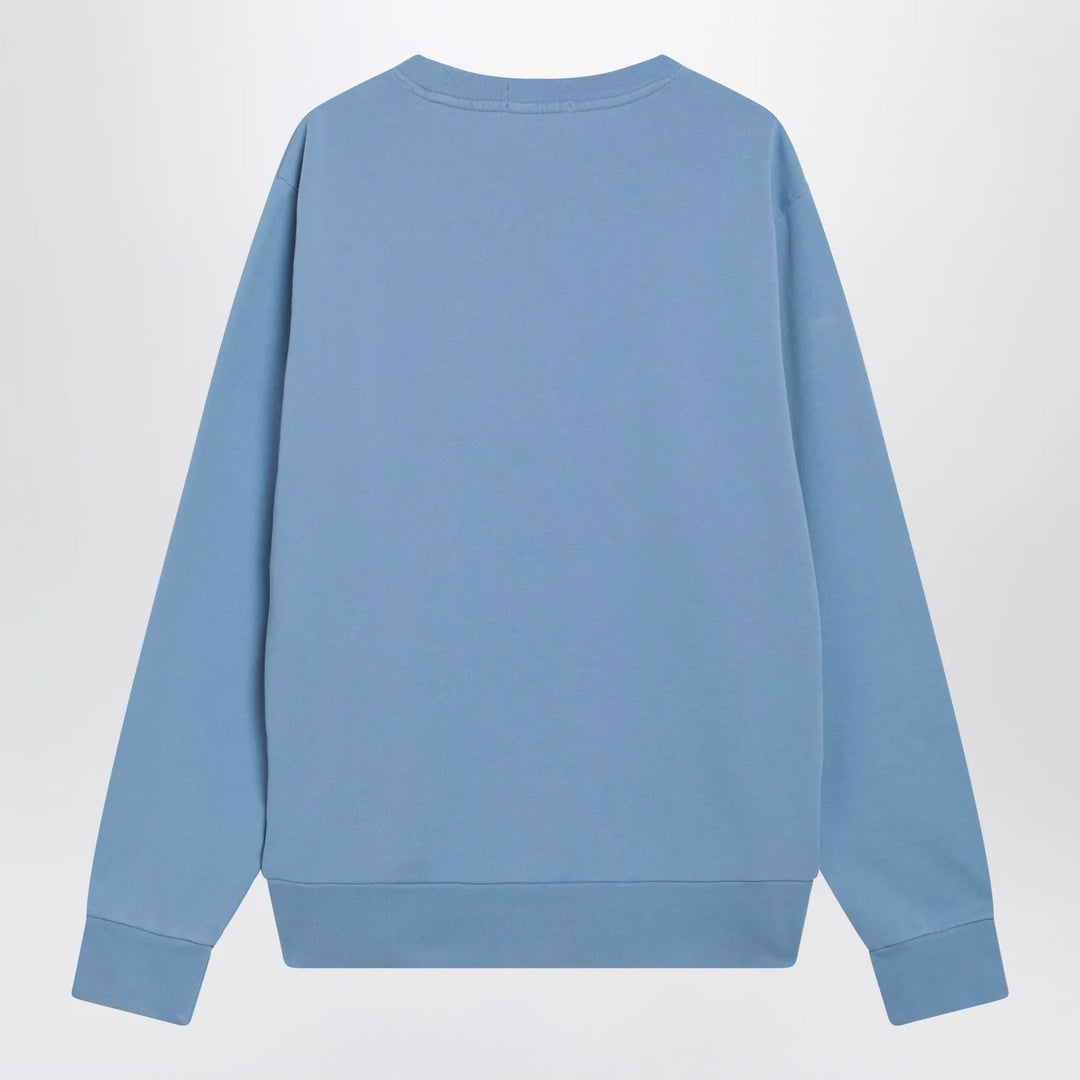 Polo Ralph Lauren - Light blue cotton crew-neck sweatshirt