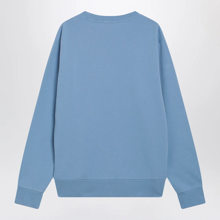 Polo Ralph Lauren - Light blue cotton crew-neck sweatshirt