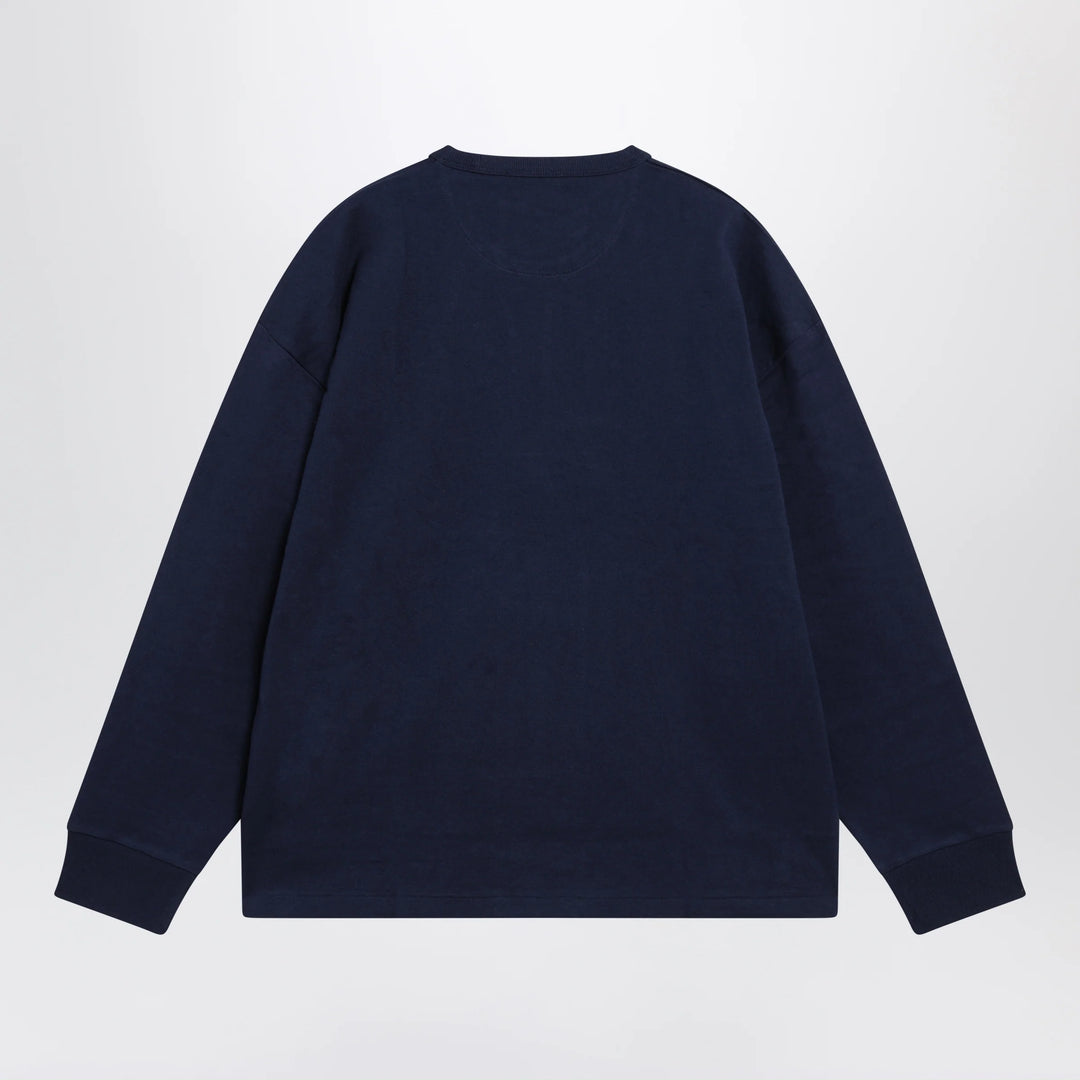 Polo Ralph Lauren - Navy cotton Relaxed-Fit crewneck sweatshirt