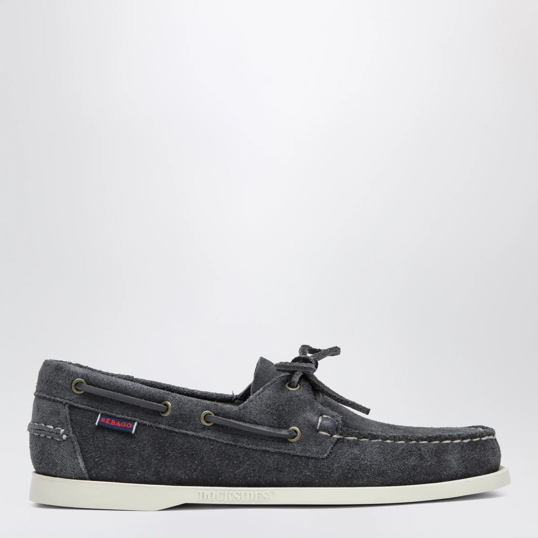 Sebago - Portland Flesh Out boat moccasins in suede, blue