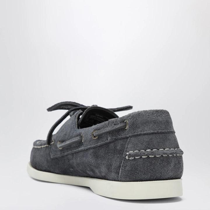 Sebago - Portland Flesh Out boat moccasins in suede, blue