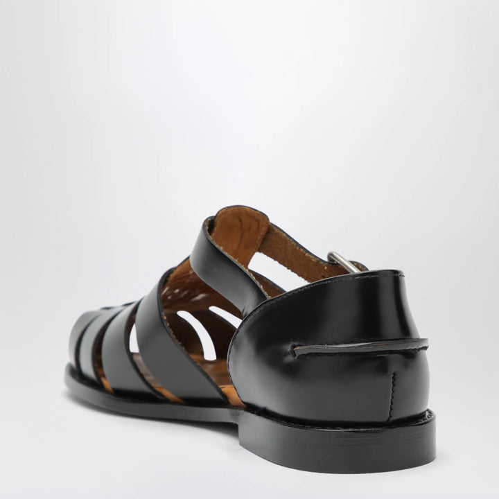 Sebago - Gurkha Tale black leather sandals