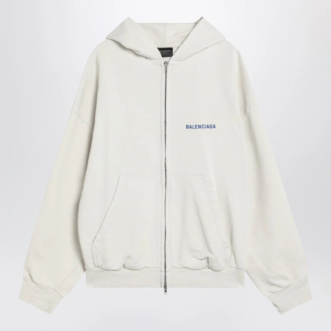 Balenciaga - White Balenciaga Back sweatshirt Regular Fit
