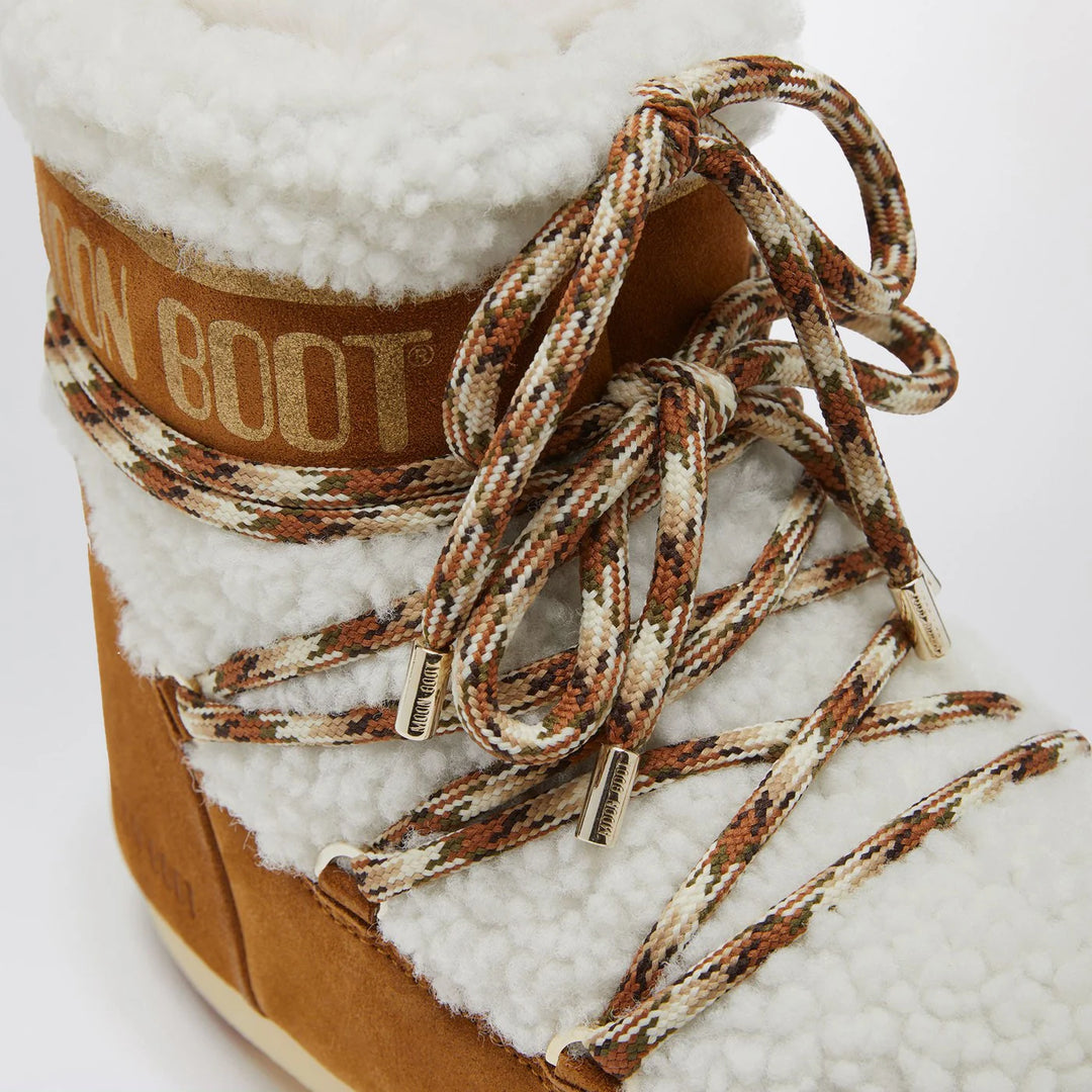 Moon Boot - Brown shearling LAB69 Icon Low boots