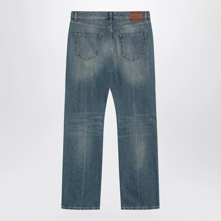 Alexander McQueen - Faded blue jeans Brand Jeans 48 IT