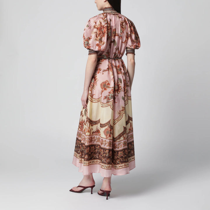 ZIMMERMANN - Purple Aster puff-sleeve maxi dress