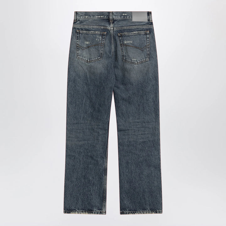 Balenciaga - Vintage blue jeans with worn effect