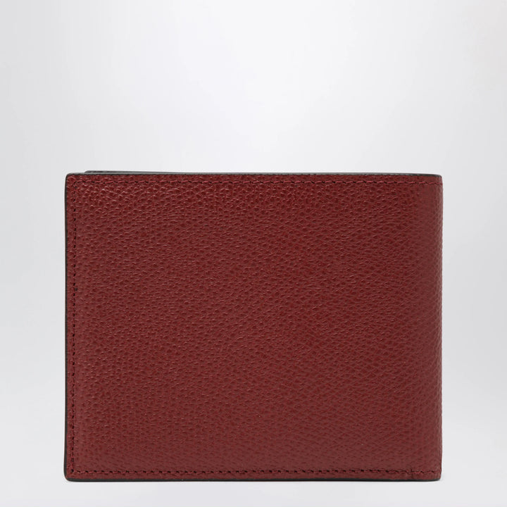 Valentino Garavani - Dark red Vlogo Signature bi-fold wallet