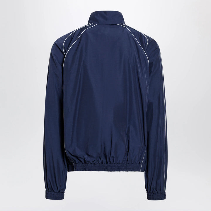 Balenciaga - Bodies track jacket in dark navy poplin