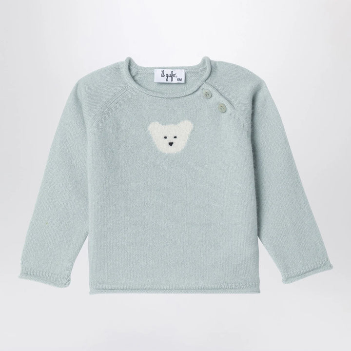 Il Gufo - Light green wool pullover