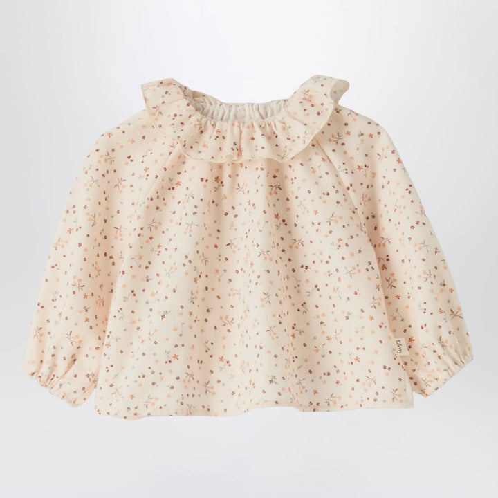 Teddy &amp; Minou - Cream blouse with floral print