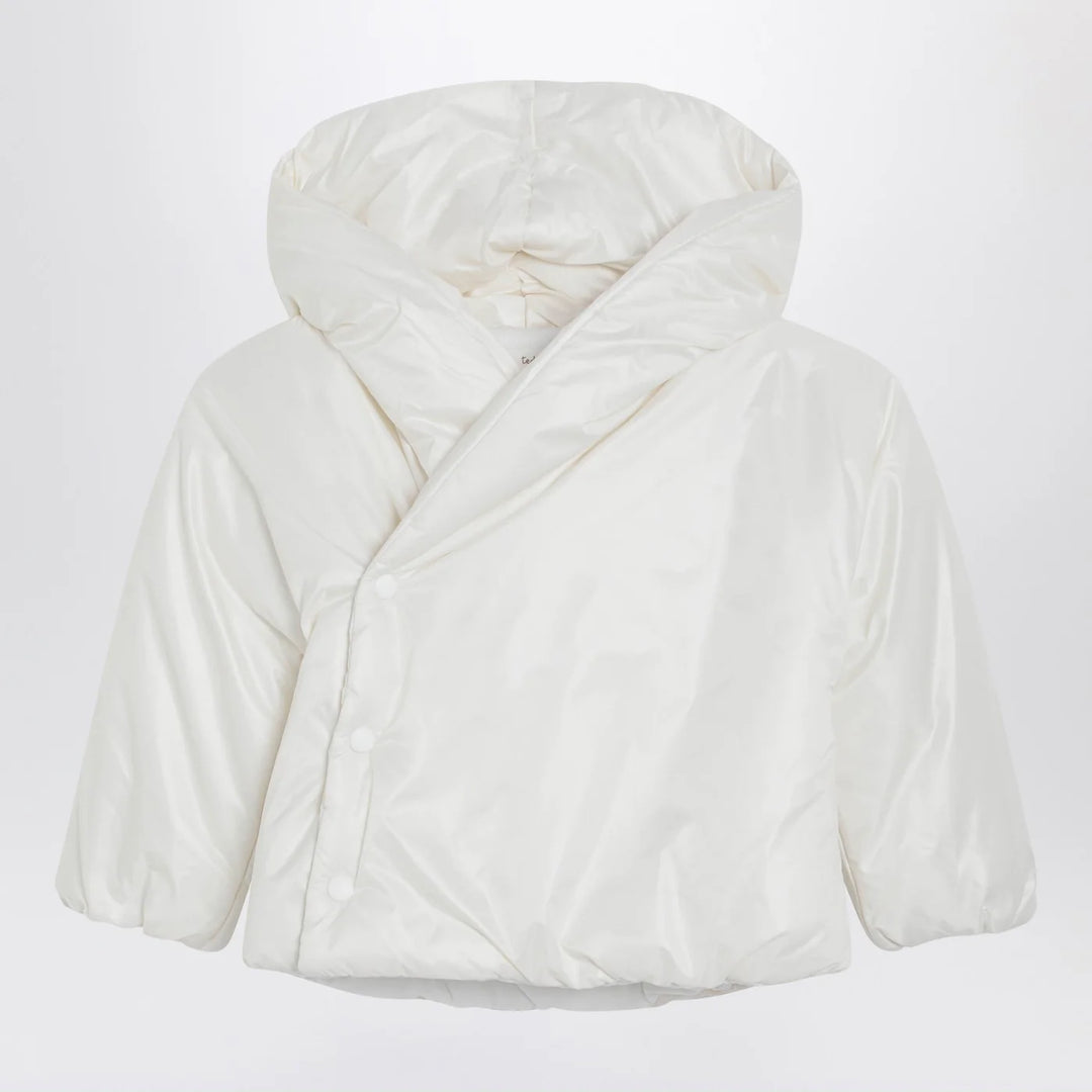 Teddy &amp; Minou - White hooded puffer jacket