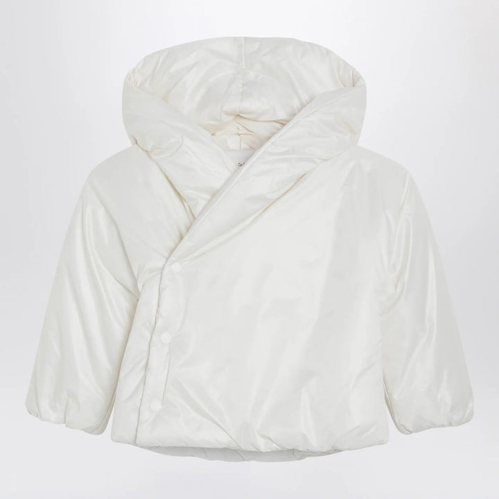 Teddy &amp; Minou - White hooded puffer jacket