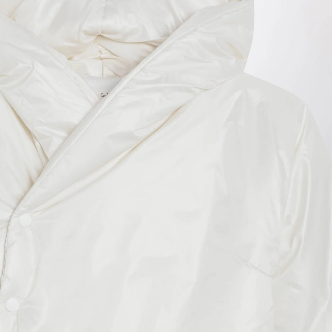 Teddy &amp; Minou - White hooded puffer jacket