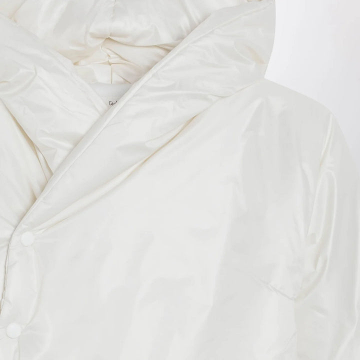 Teddy &amp; Minou - White hooded puffer jacket