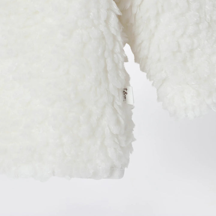 Teddy &amp; Minou - Milk-white shearling-effect jacket