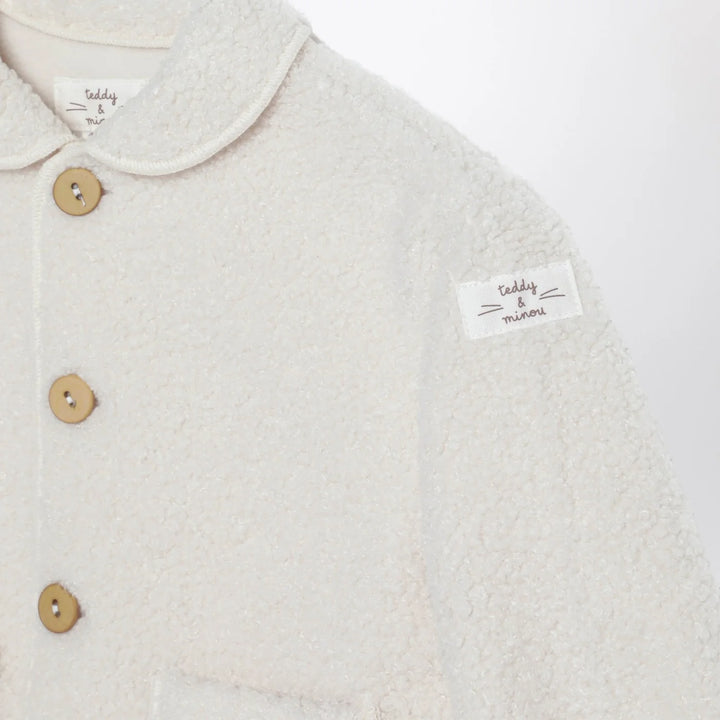 Teddy &amp; Minou - Ivory teddy-fabric jacket