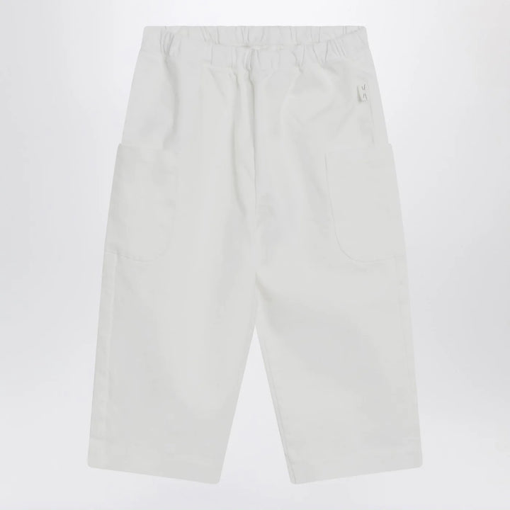 Teddy &amp; Minou - Milky white cotton trousers