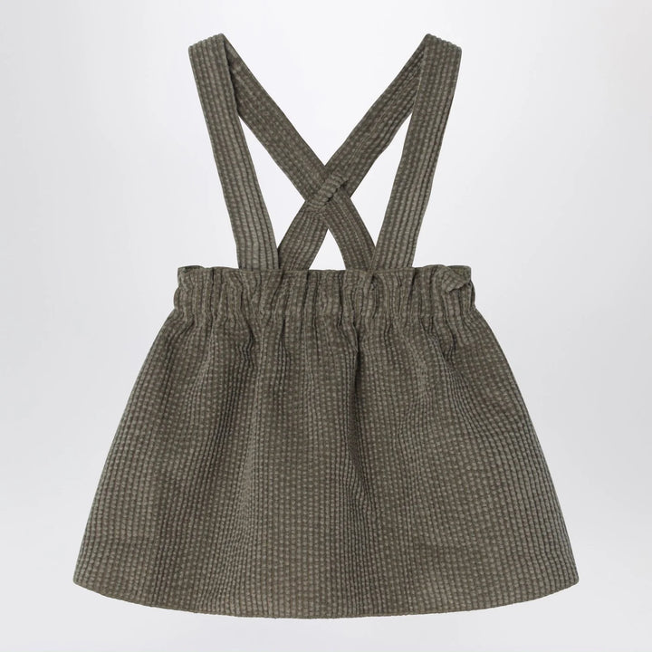 Teddy &amp; Minou - Moss green ribbed overalls