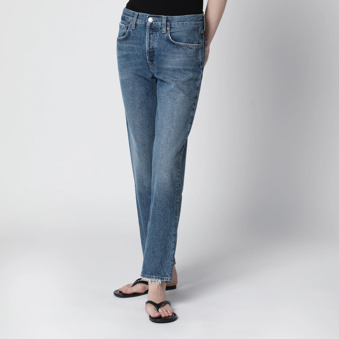AGOLDE - Romney jeans in medium indigo denim