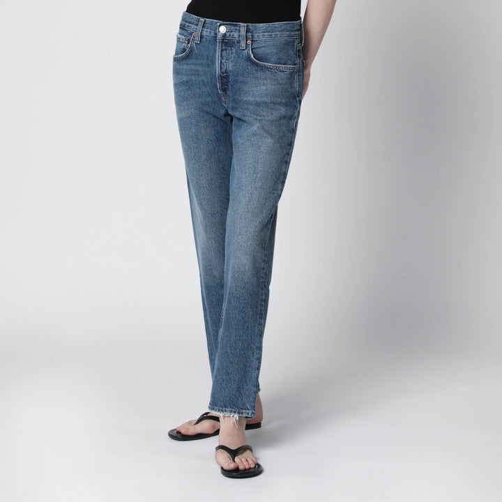 AGOLDE - Romney jeans in medium indigo denim