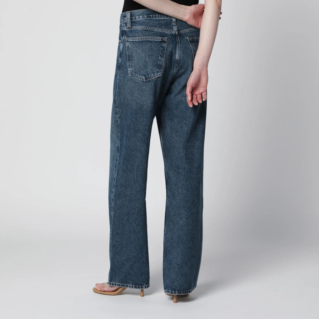 AGOLDE - Arc Criss Cross jeans in dark indigo denim Brand Apparel &amp; Accessories > Clothing > Pants