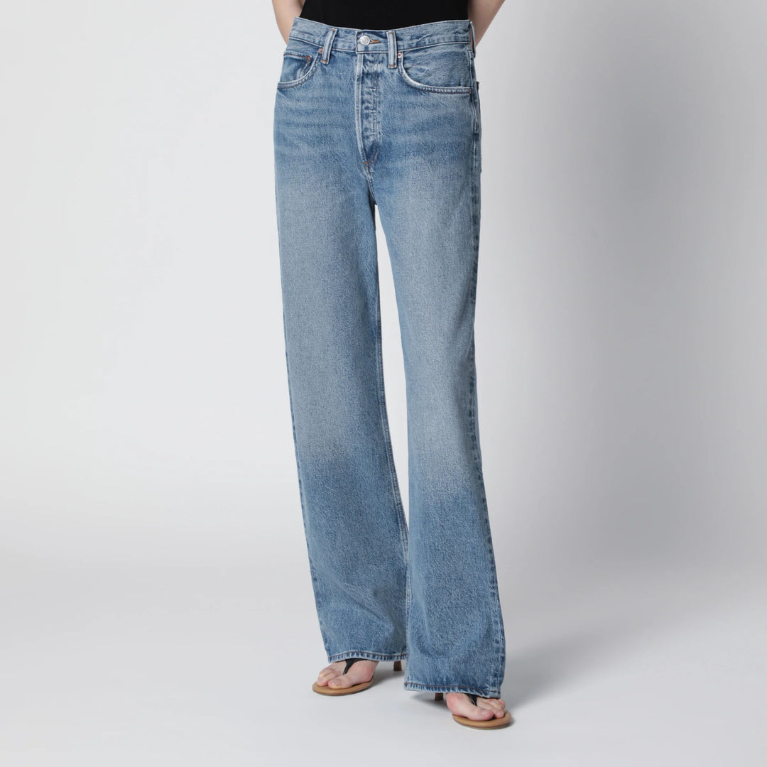 AGOLDE - Vintage loose jeans in medium indigo denim