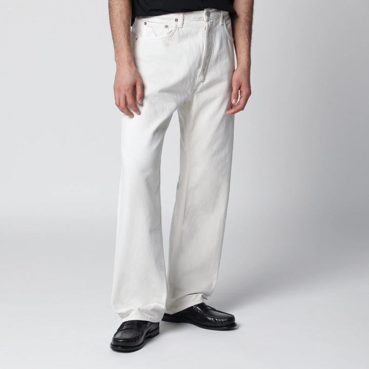 AGOLDE - White trousers in regenerated denim