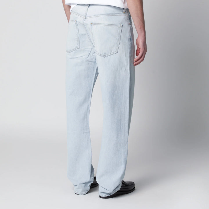AGOLDE - 90s straight-leg mid-rise jeans in light blue denim