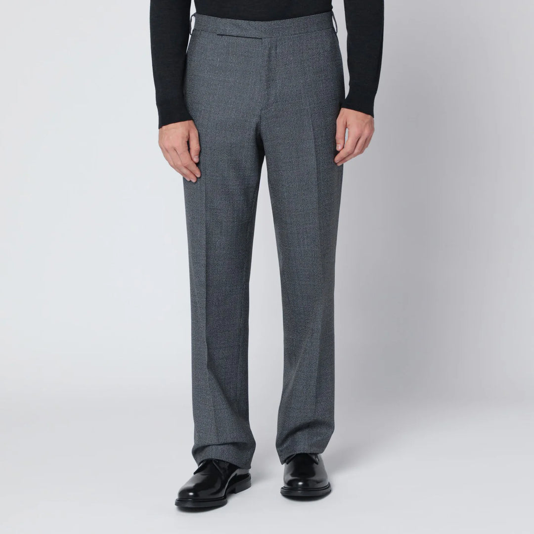 Lardini - Grey wool trousers