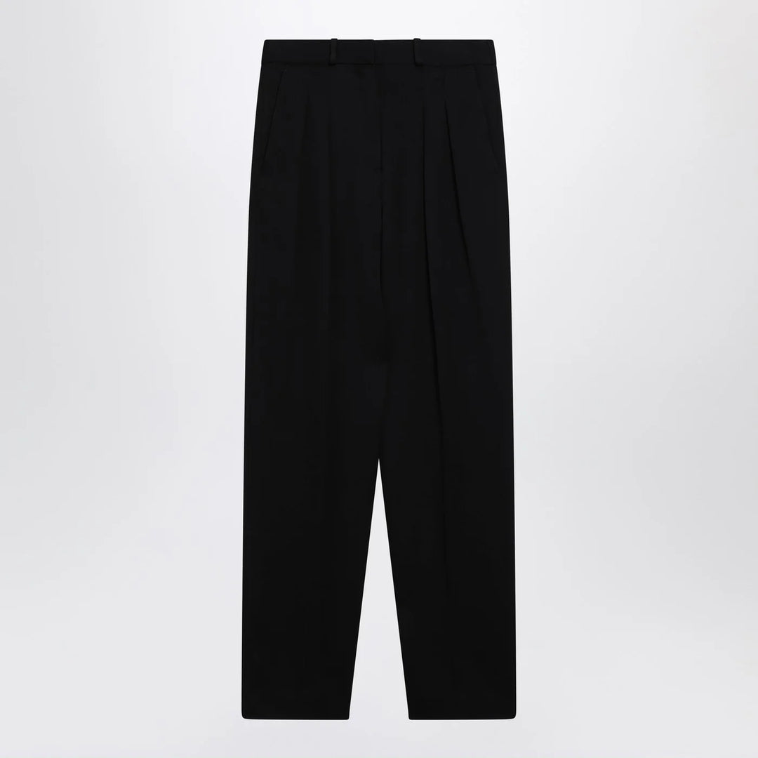 LouLou De Saison - Black wool-blend trousers