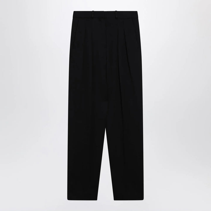 LouLou De Saison - Black wool-blend trousers