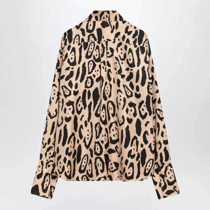 Sportmax - Silk animal print shirt