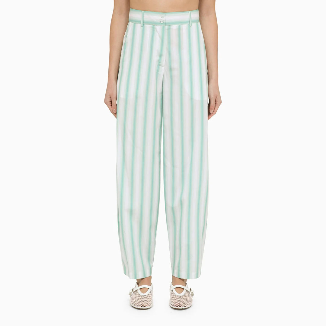 Margaux Lönnberg - Beatty striped cotton trousers
