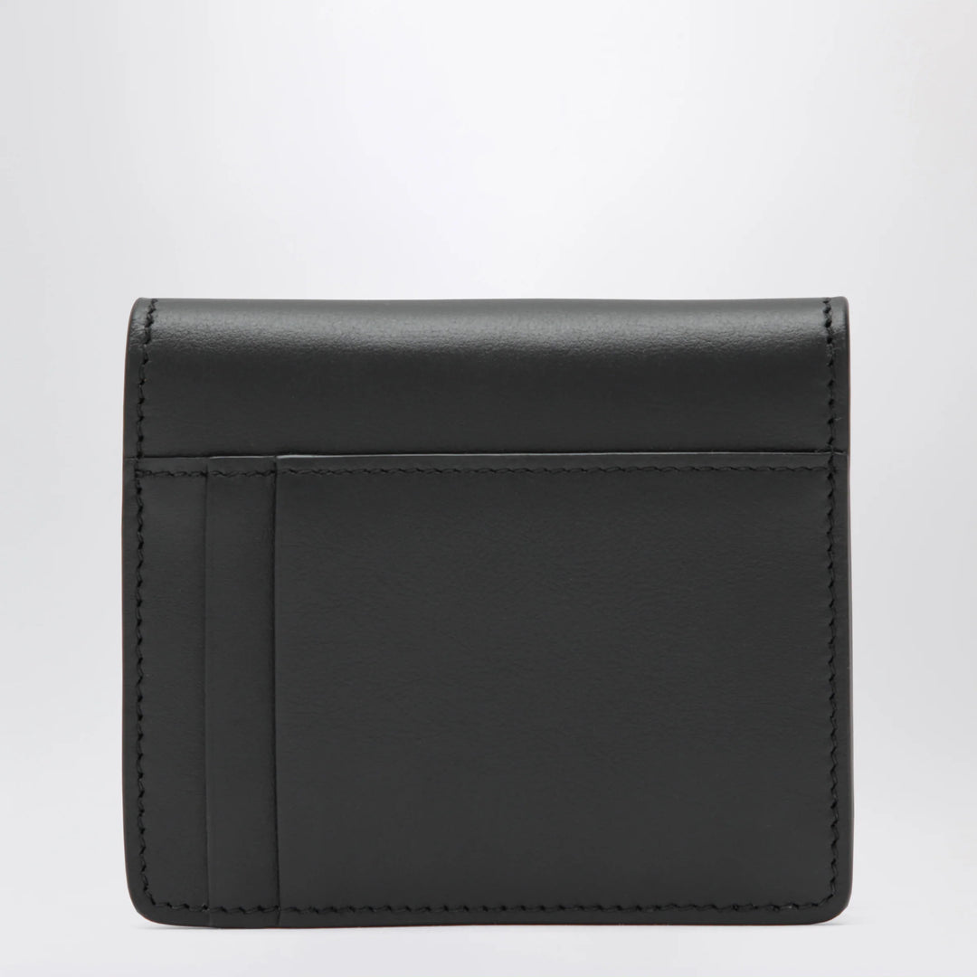 Dolce&amp;Gabbana - Black leather wallet with DG logo
