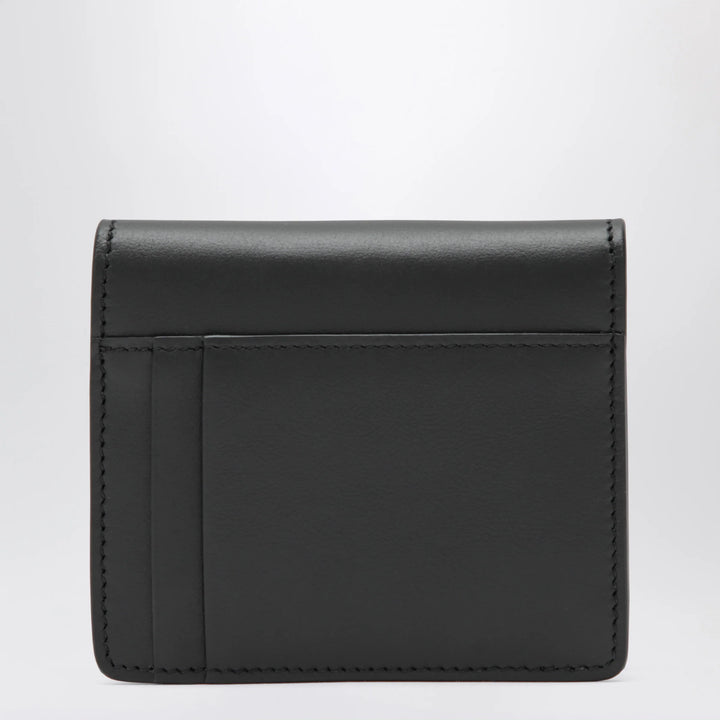 Dolce&amp;Gabbana - Black leather wallet with DG logo