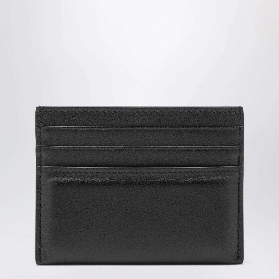 Givenchy - Black leather card holder with logo