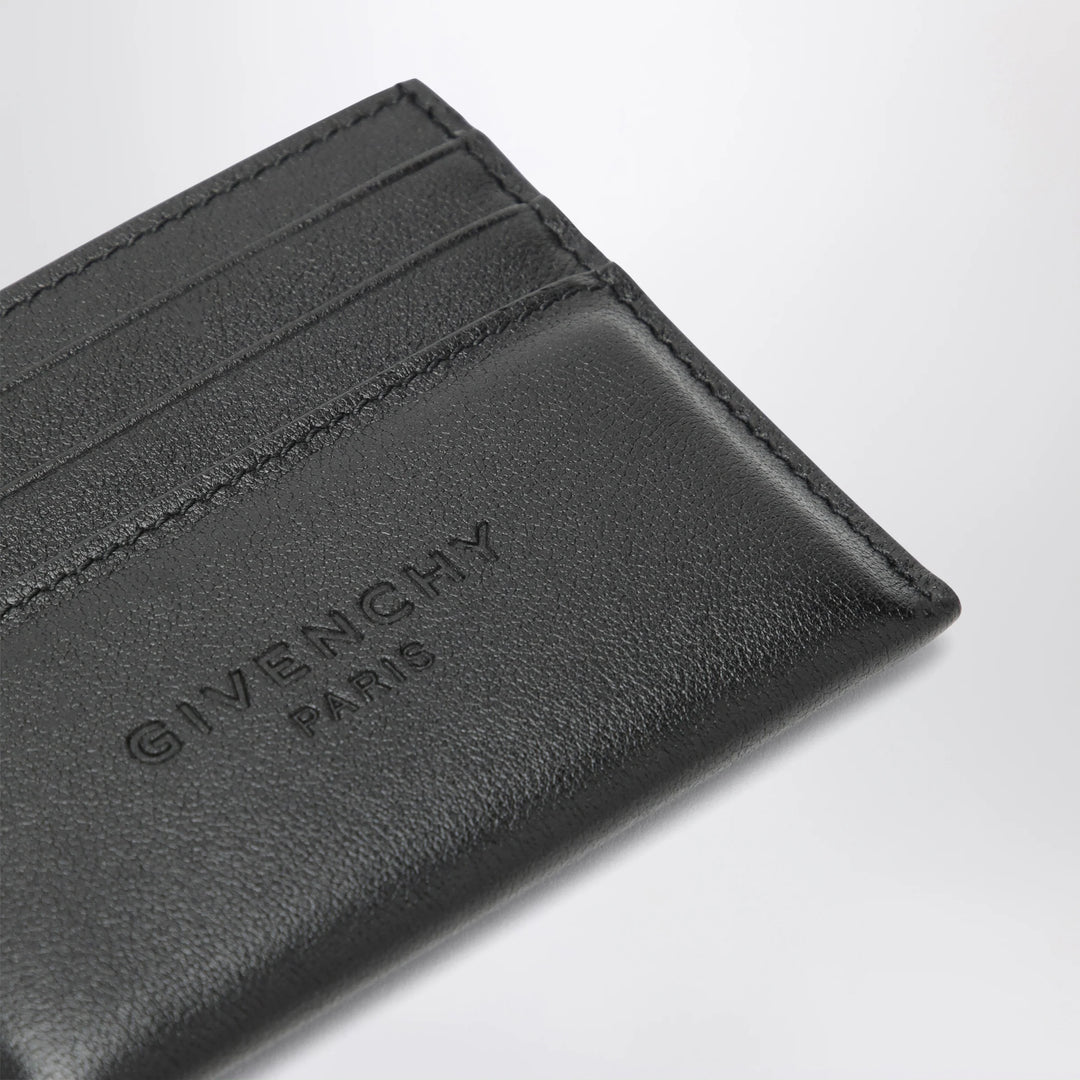 Givenchy - Black leather card holder with logo