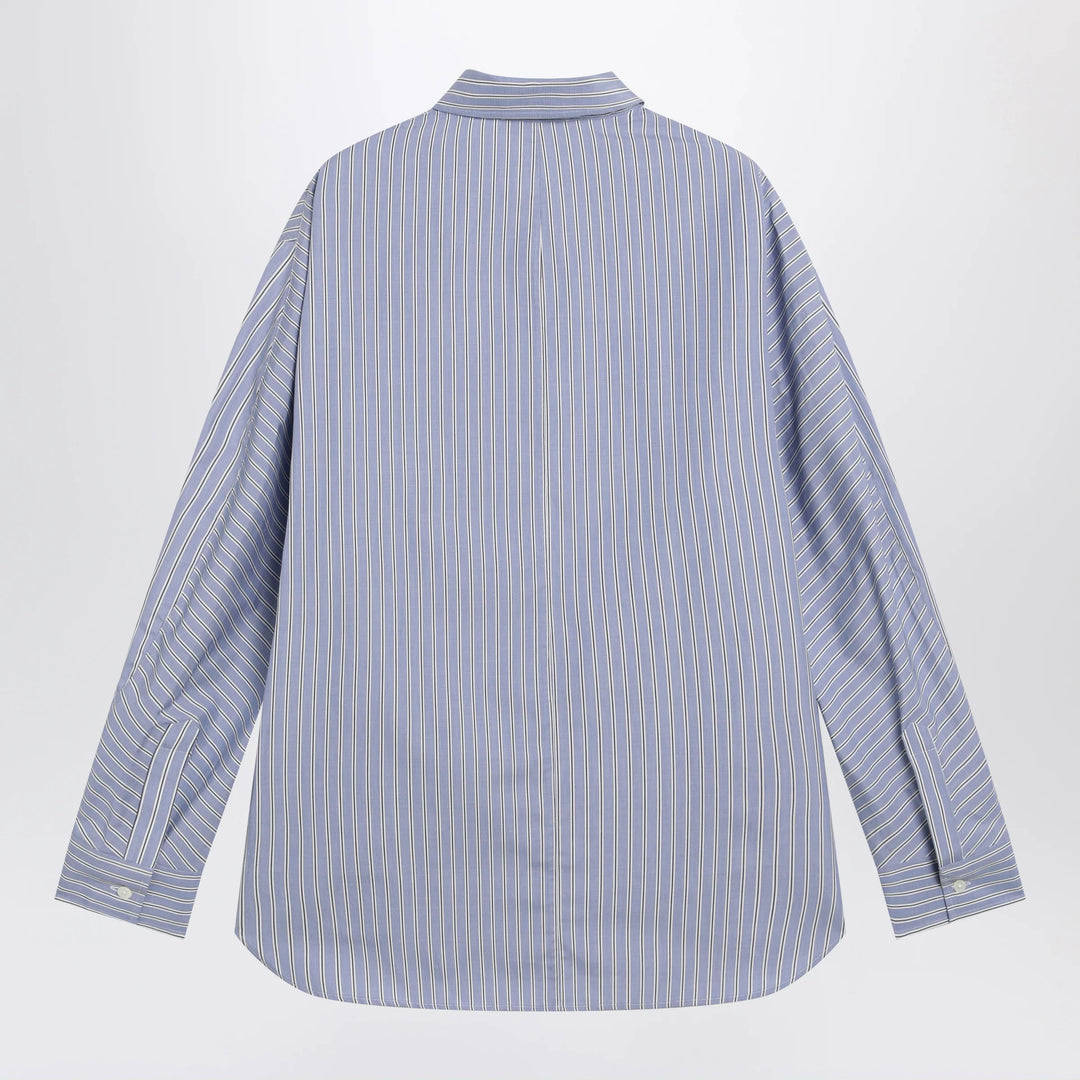 Givenchy - White/blue striped poplin shirt