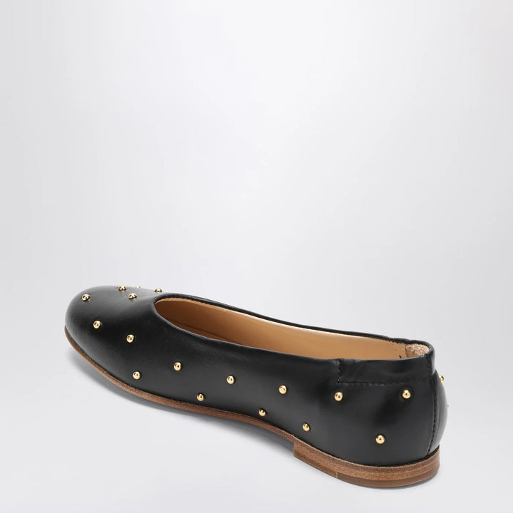 Chloé - Black ballet flats with small studs