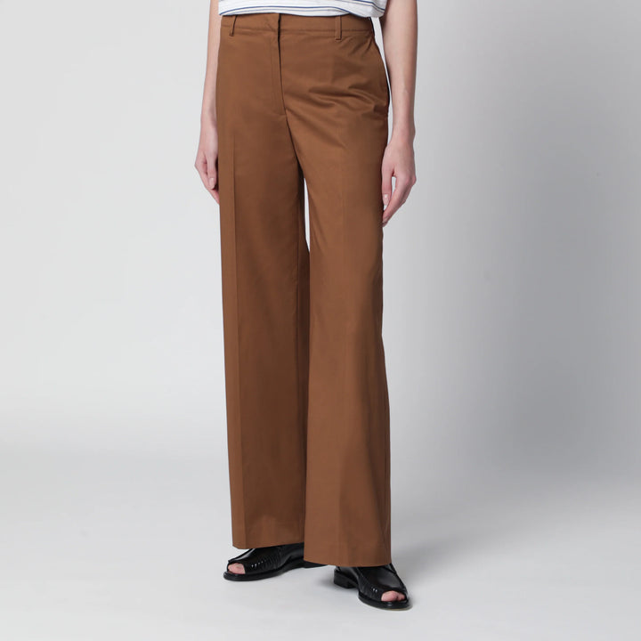 PT Torino - Francoise beige cotton-blend trousers