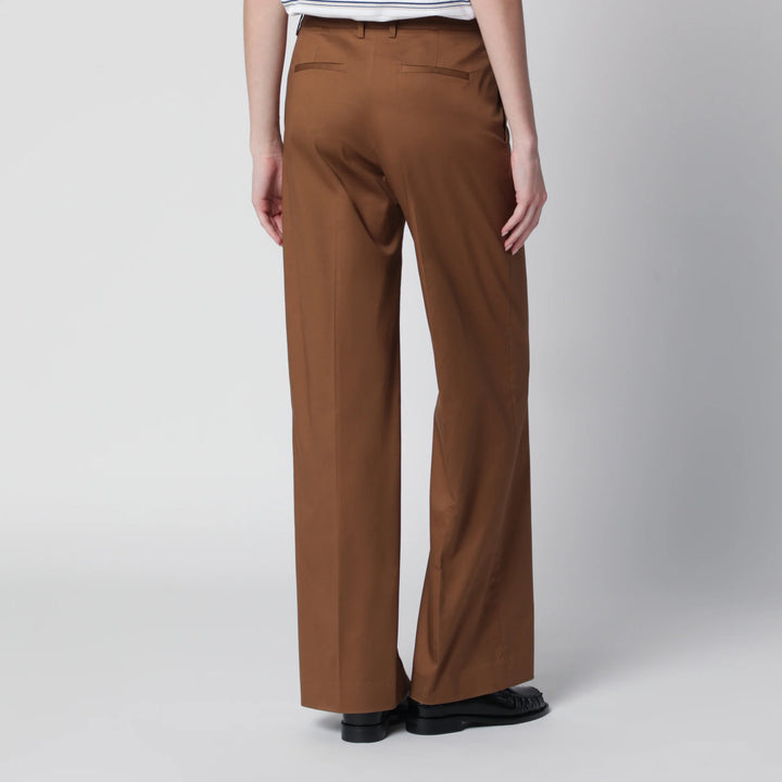 PT Torino - Francoise beige cotton-blend trousers