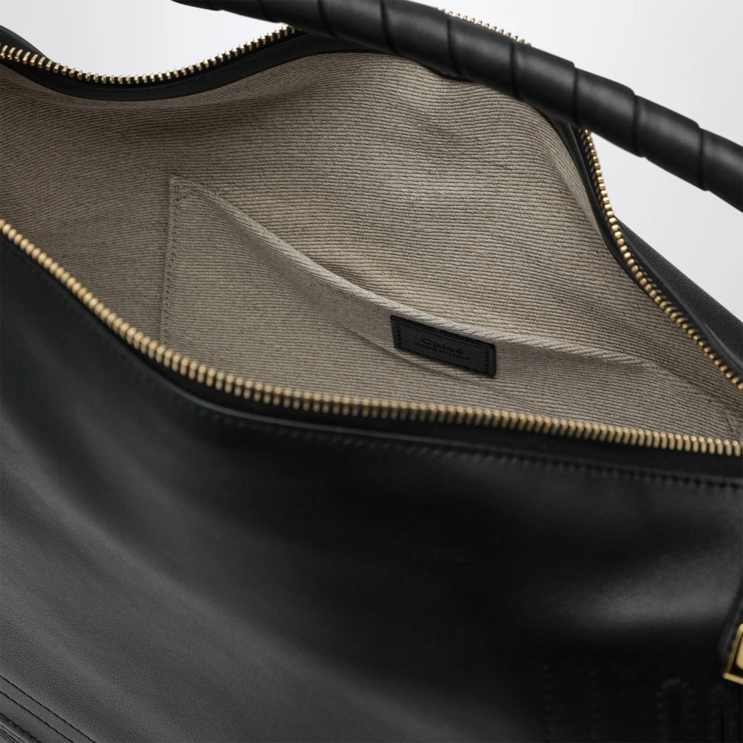 Chloé - Black leather Marcie shoulder bag