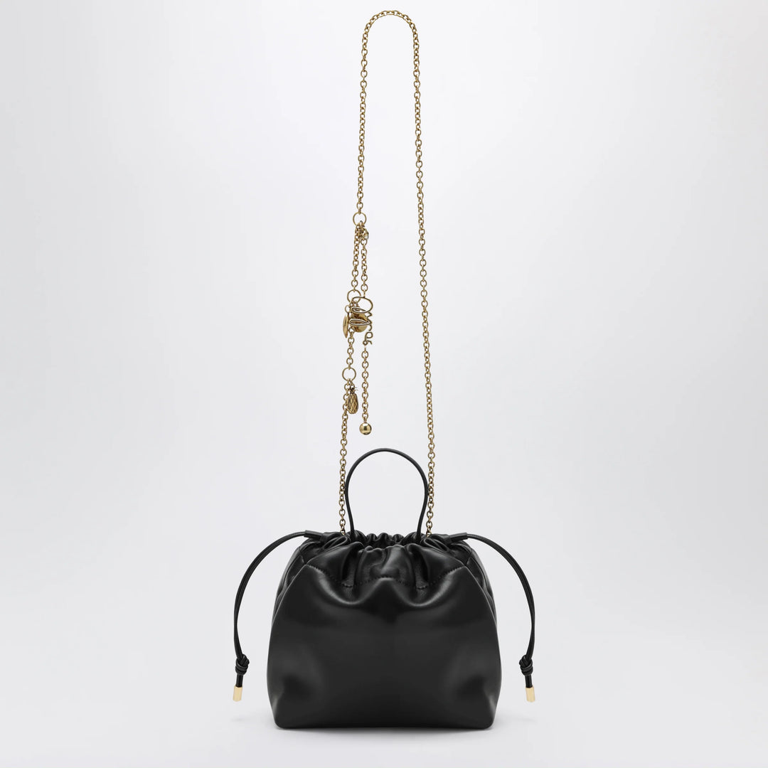 Chloé - Small Icons shoulder bag with chain in lambskin black