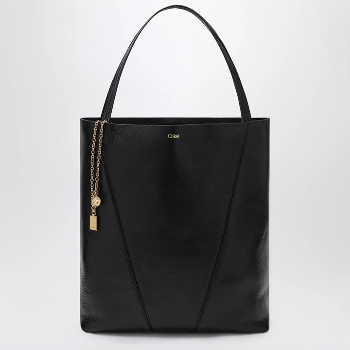 Chloé - Large black Chloé Spin tote bag Brand Apparel &amp; Accessories